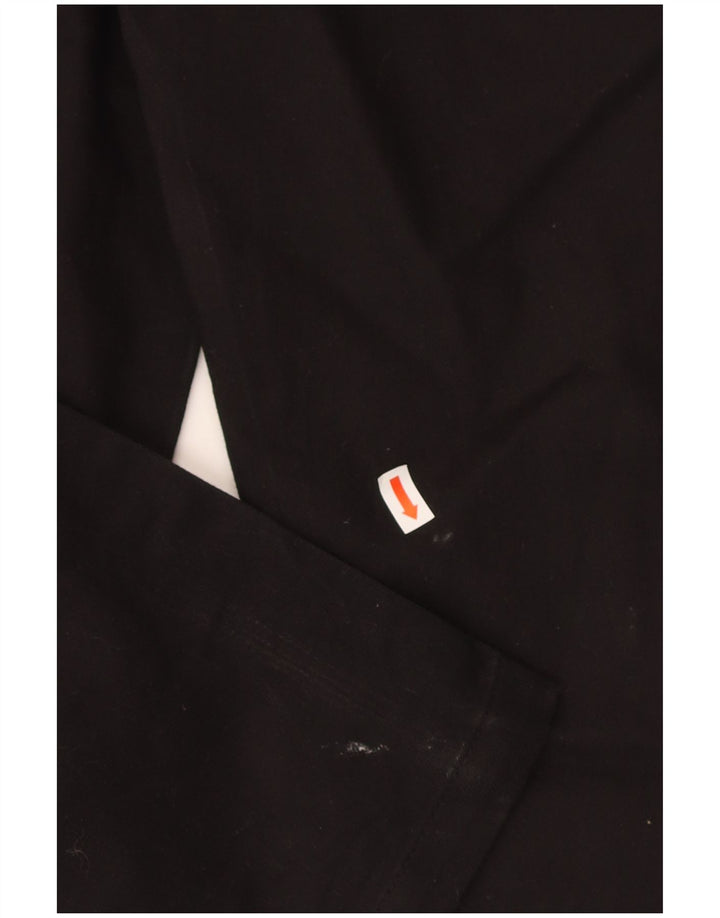 RICHMOND Womens Straight Jeans W34 L30 Black Cotton