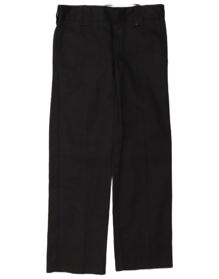 Pantaloni chino slim drepti pentru femei Dickies L28 L30 Poliester negru