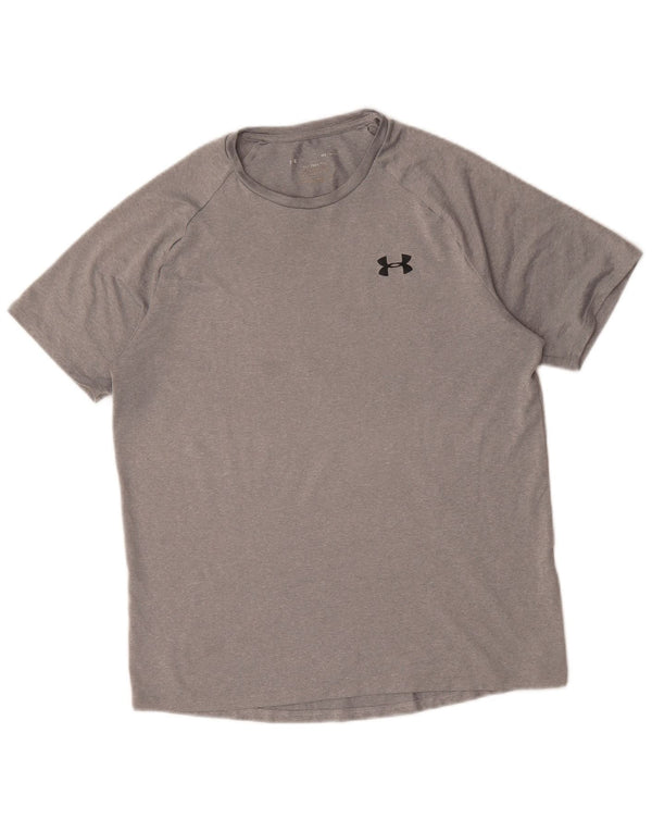 Under Armour Mens T-Shirt Top Medium Grey