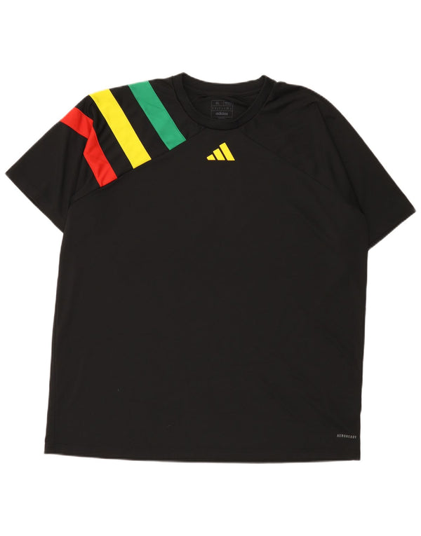 Tricou Adidas Aeroready Regular Fit Top XL Negru Colorblock