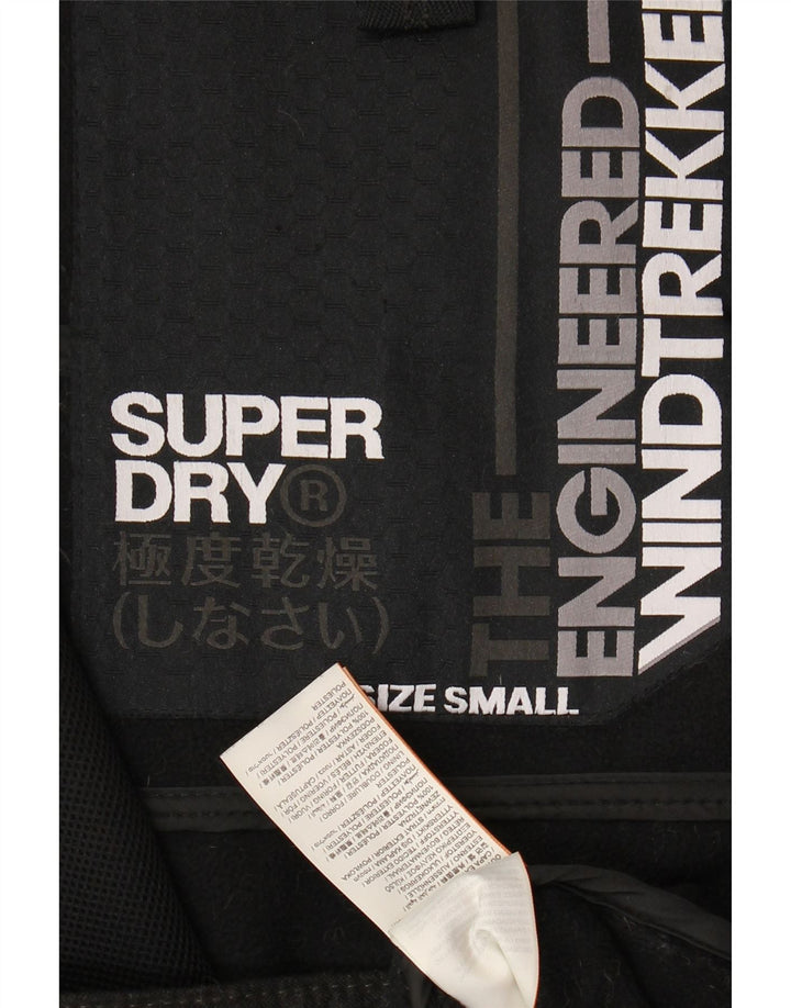 Jachetă de ploaie The Windtrekker Superdry pentru bărbați UK 36 Small Black Colorblock
