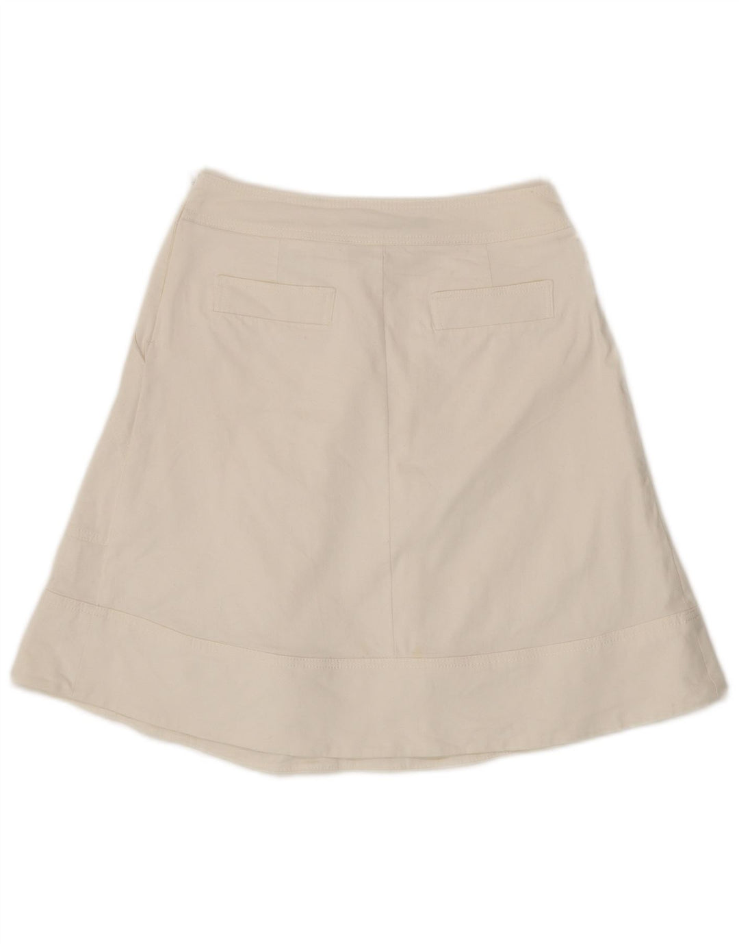 Fustă A-Line Femei Zara Medium W28 Bumbac Alb