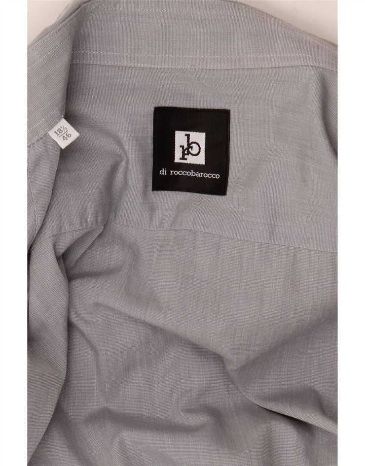 Cămașă pentru bărbați Roccobarocco Mărimea 46 18 1/2 2XL Gri