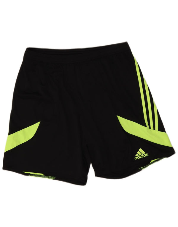 Pantaloni scurți sport Adidas Climalite pentru bărbați, mari, negru, poliester color bloc