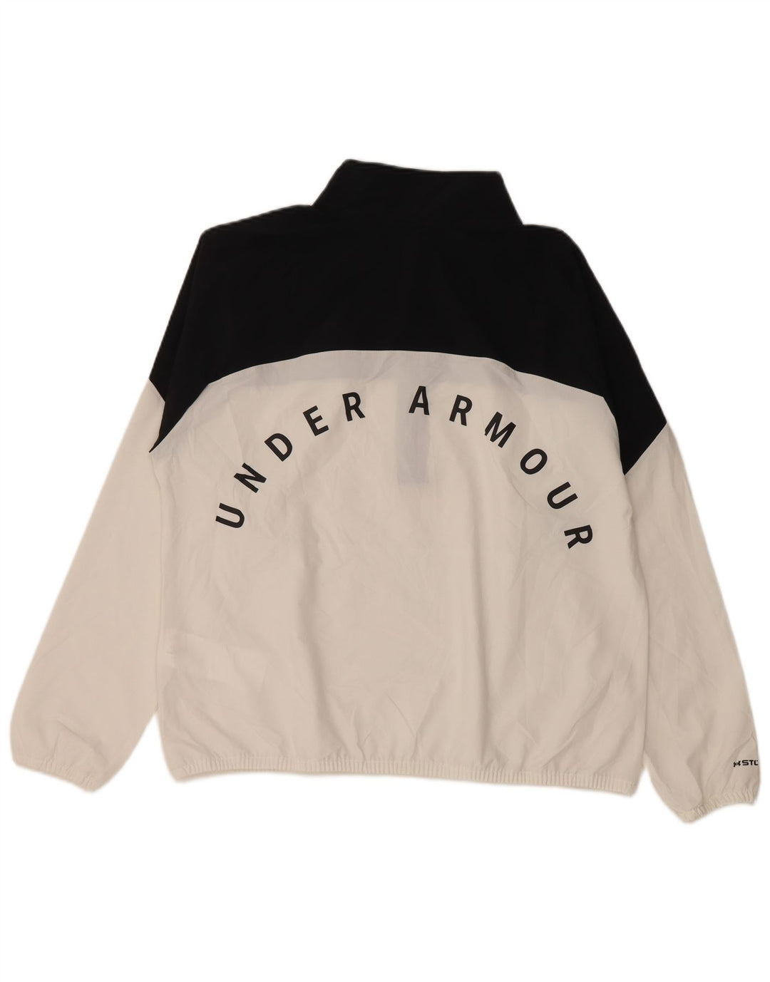 Pulover pentru femei UNDER ARMOUR Top de trening UK 16 Large White Colorblock