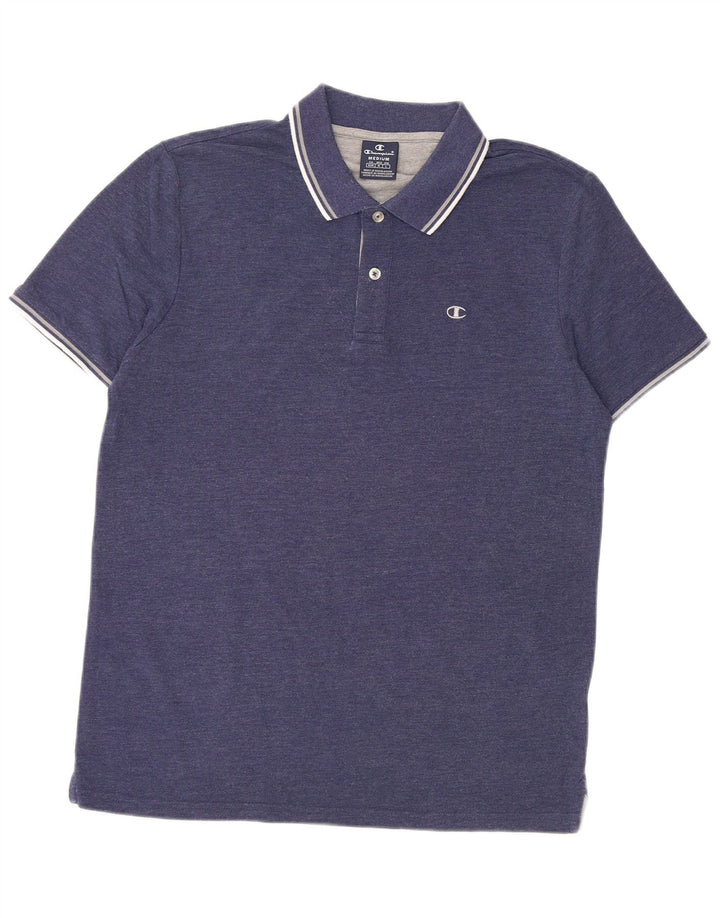 Tricou polo pentru bărbați CHAMPION, albastru bleumarin mediu