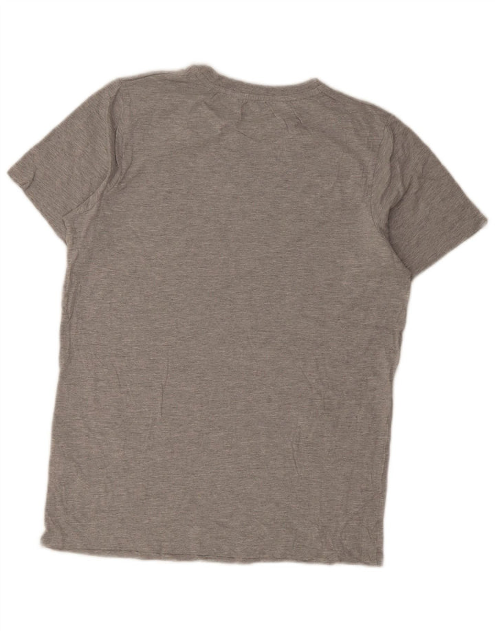 Tricou pentru bărbați Penguin Top mare, gri bumbac cu pete