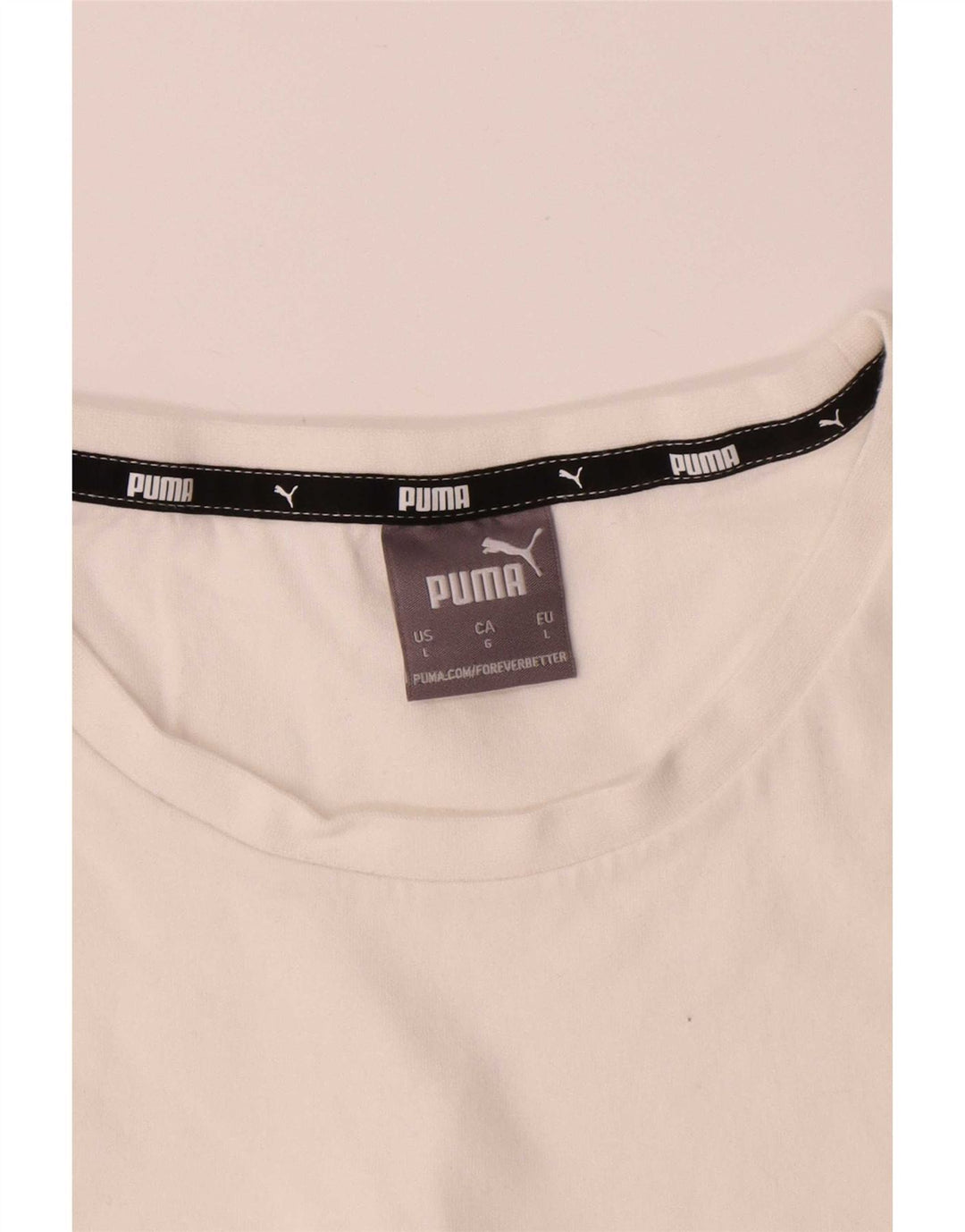 Tricou pentru bărbați Puma Top mare din bumbac alb