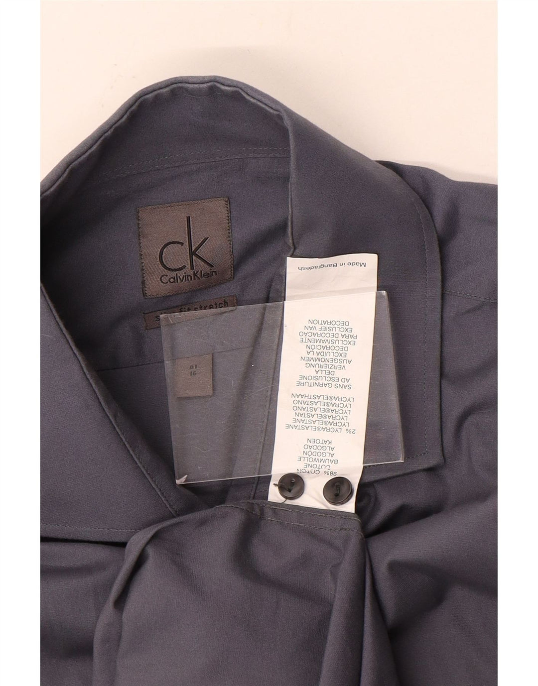 Calvin Klein Bărbați Mărimea 41 16 Mare Gri