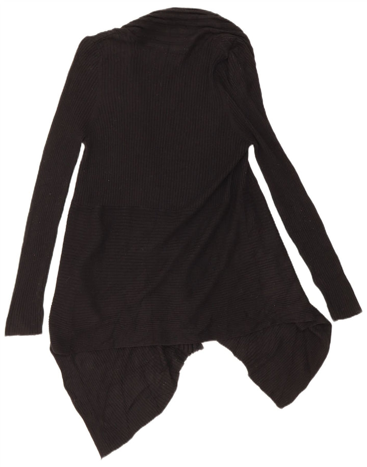 Pulover cardigan asimetric pentru femei Marks & Spencer UK 14 Medium Negru