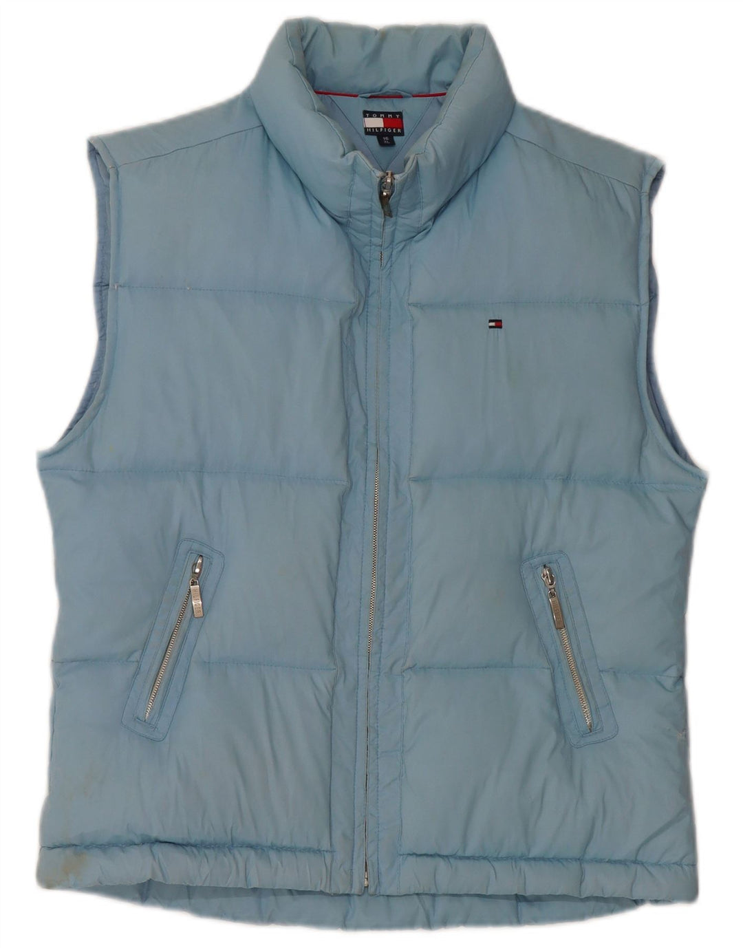 TOMMY HILFIGER Gilet Captusit pentru baieti 15-16 ani XL Blue Nylon