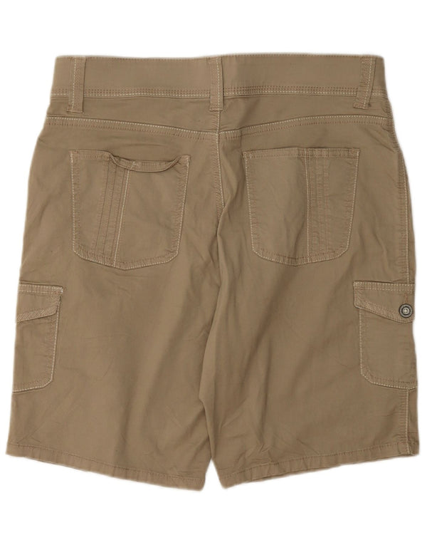 Pantaloni scurti cargo pentru femei Lee US 10 Large W32 Beige Bumbac