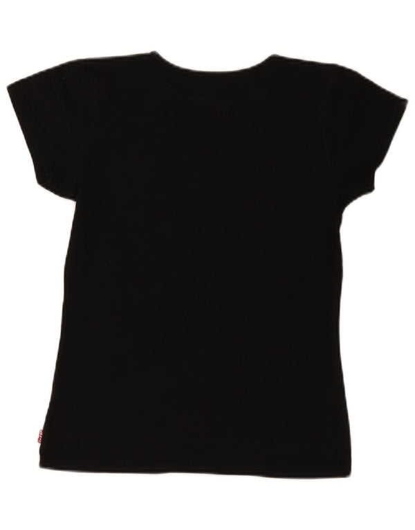 Tricou grafic Levi's Fete Top 15-16 Ani Bumbac Negru
