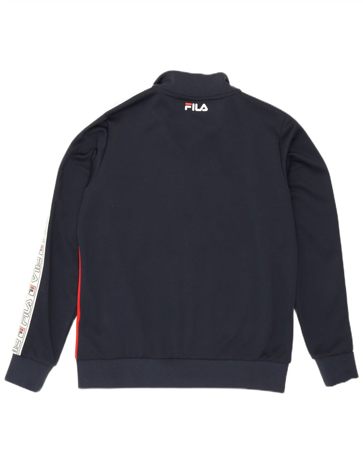 Jachetă de top pentru trening cu grafică Fila pentru bărbați, mică, multicoloră