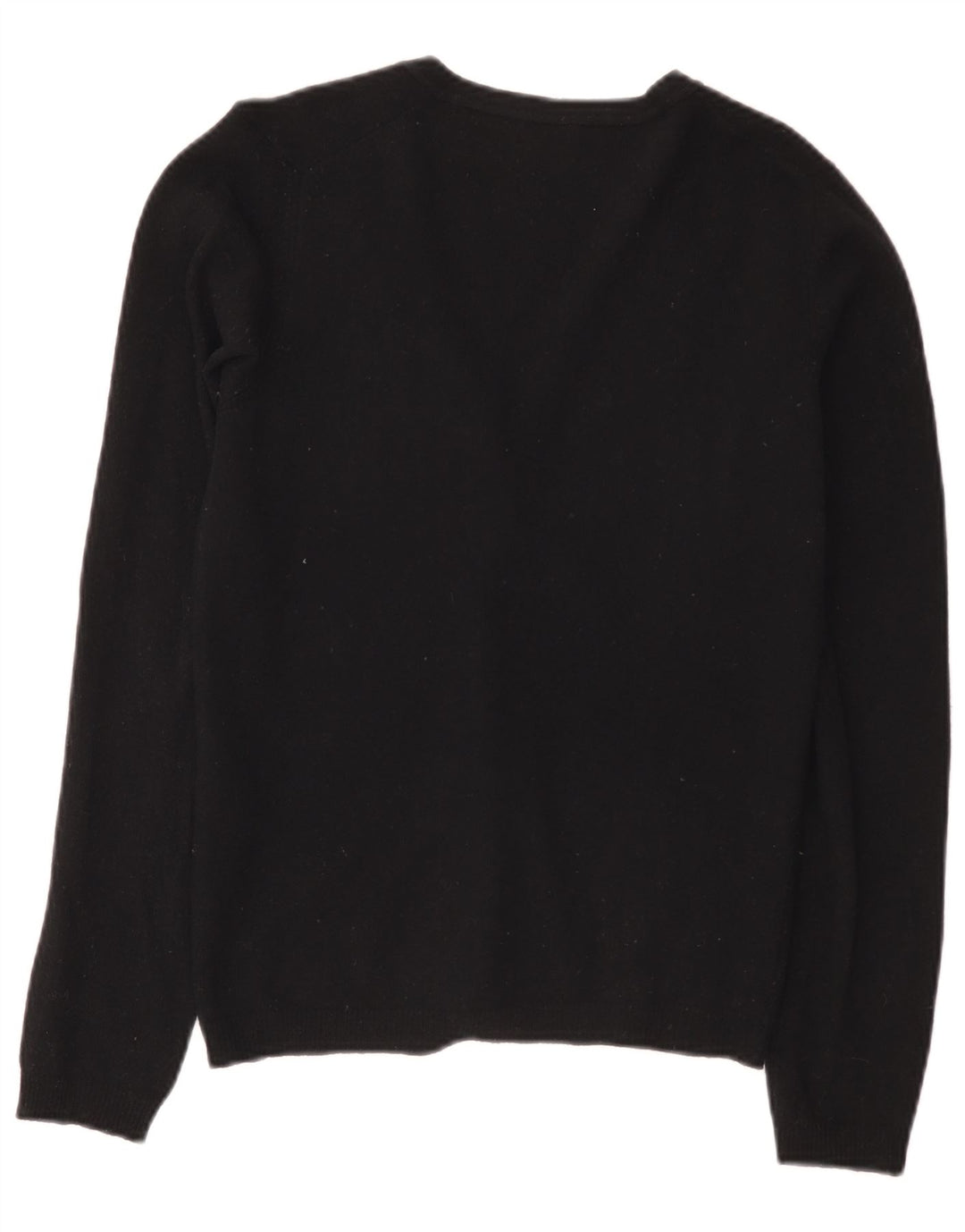 Pulover cardigan pentru femei Benetton UK 10 Lână neagră mică