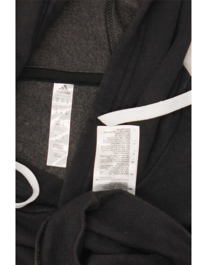 Pulover Adidas pentru bărbați, bumbac mediu negru