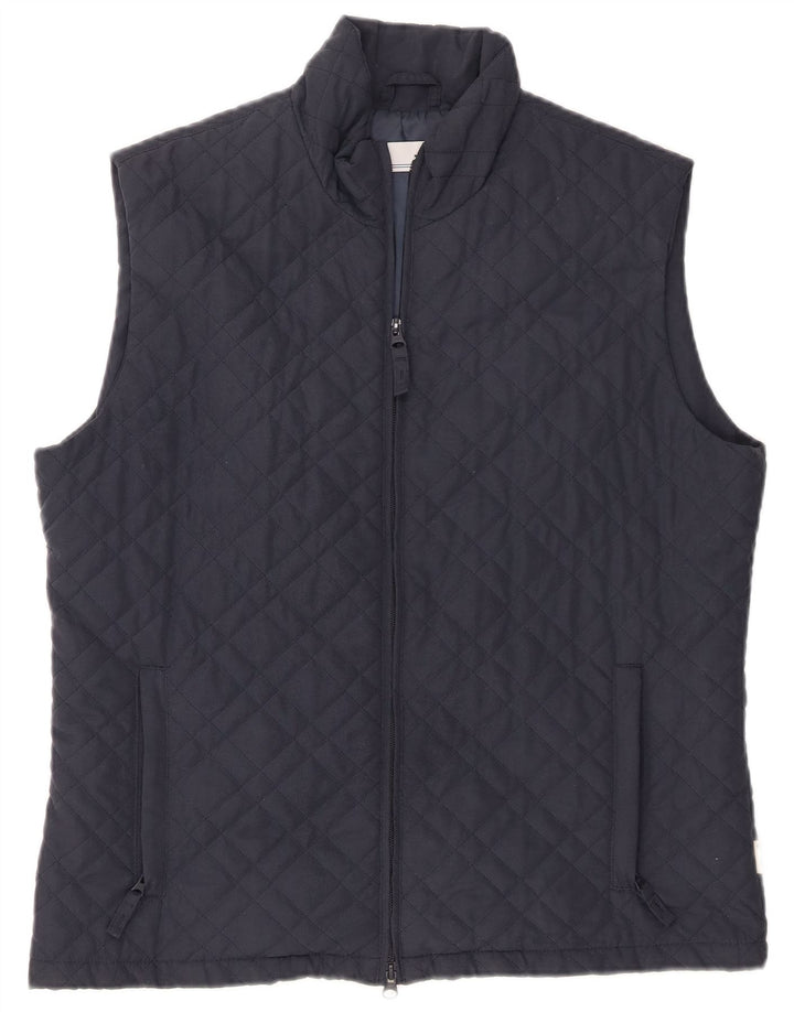 Gilet matlasat pentru femei Sergio Tacchini UK 16 mare poliester bleumarin