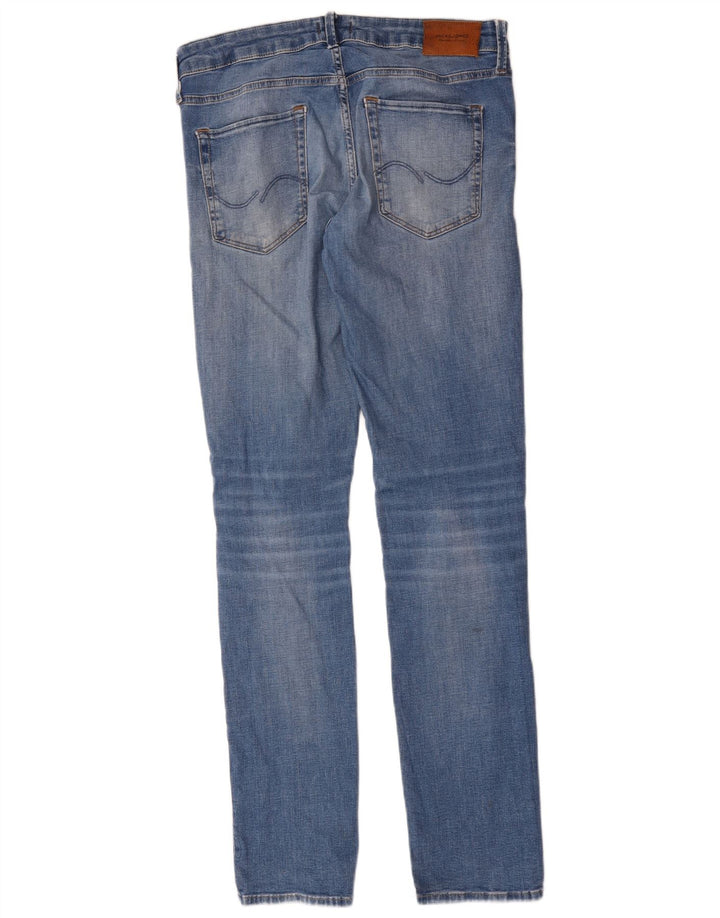 Blugi Jack & Jones GLENN Slim pentru bărbați W32 L34 Bumbac albastru
