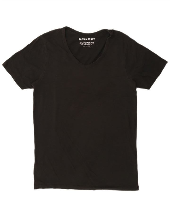 Tricou Jack & Jones pentru bărbați Top mare negru