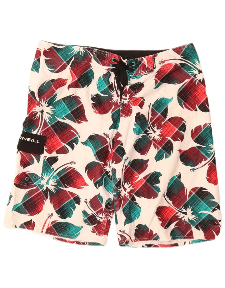 Pantaloni scurți de înot O'Neill pentru bărbați, mari, albi, florale