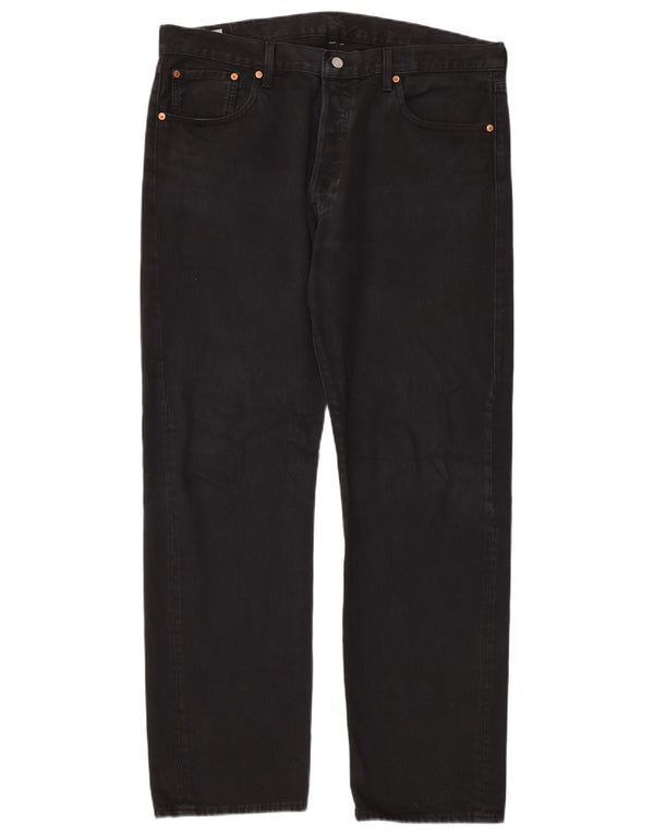 Blugi drepti pentru bărbați Levi's 501 W38 L32 negri