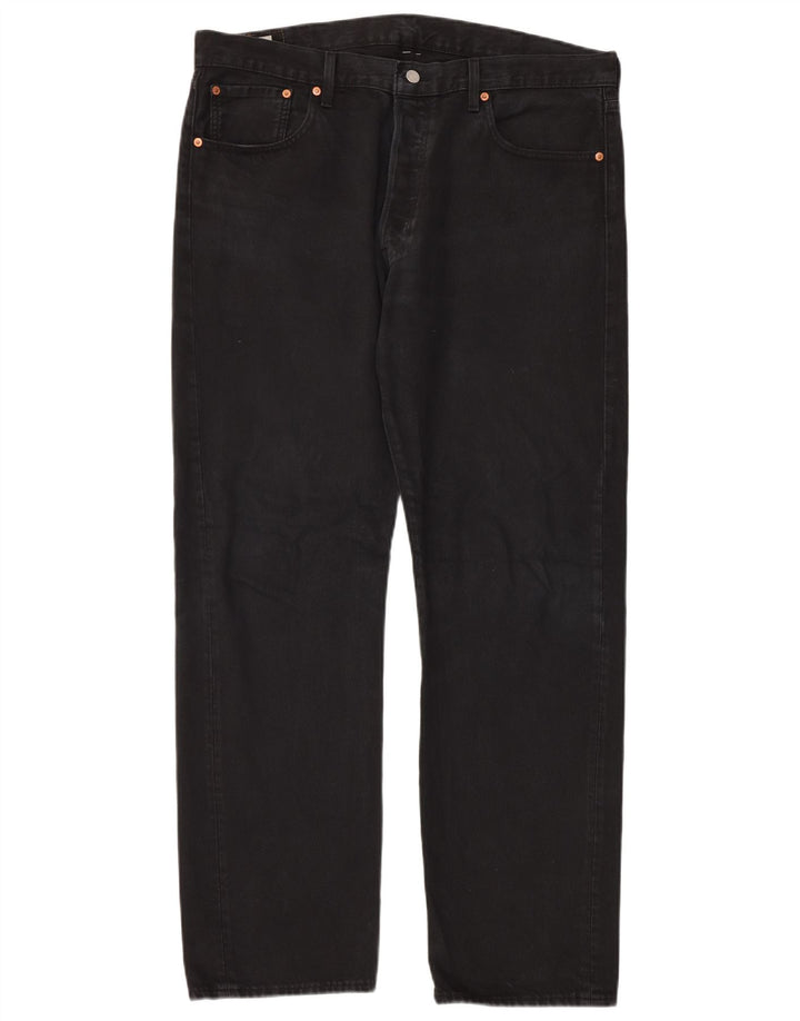 Blugi drepti pentru bărbați Levi's 501 W38 L32 negri