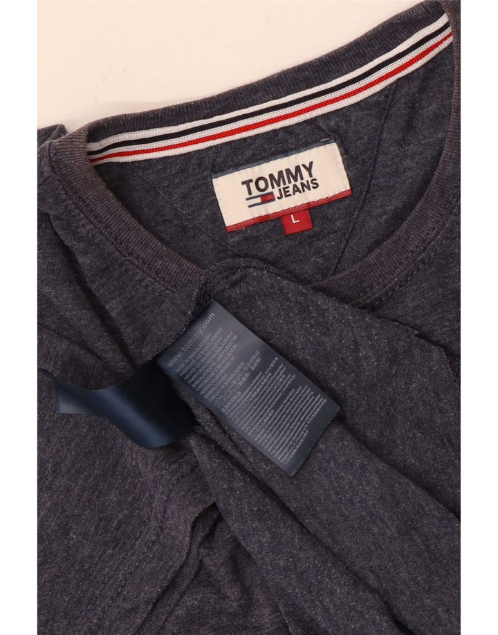 Tricou Tommy Hilfiger pentru bărbați Top mare, albastru bleumarin, poliester cu pături
