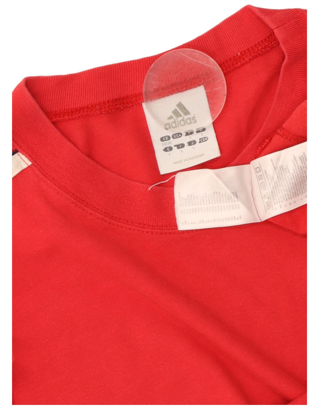 Tricou pentru bărbați ADIDAS Top UK 34/36 Small Red Bumbac