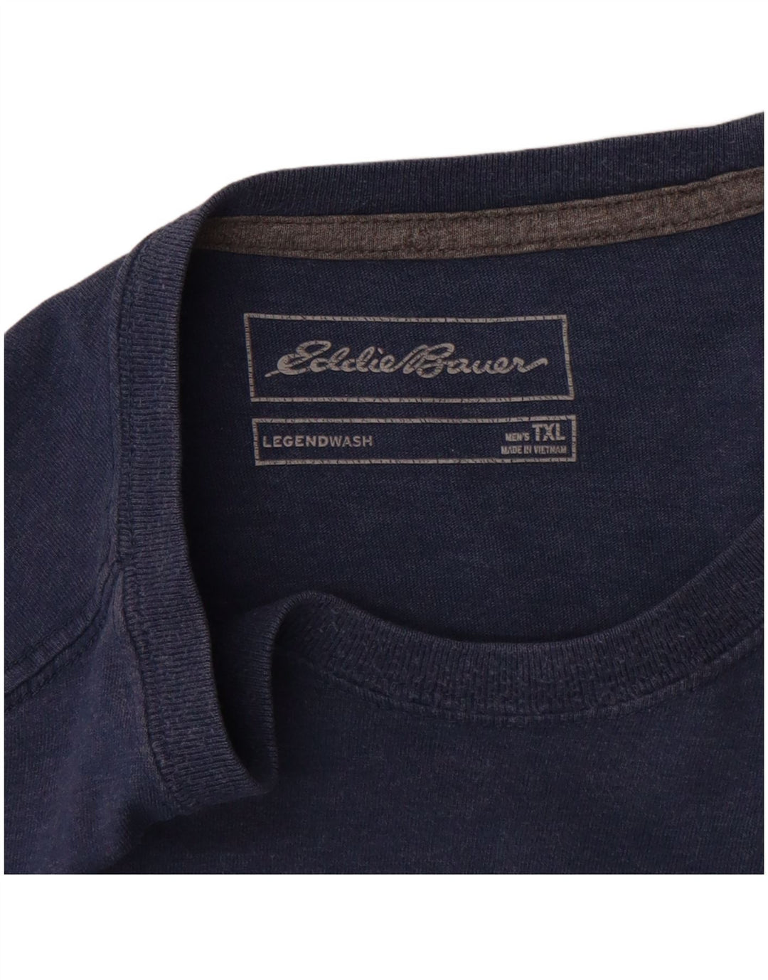 Tricou înalt pentru bărbați Eddie Bauer Top XL bumbac bleumarin