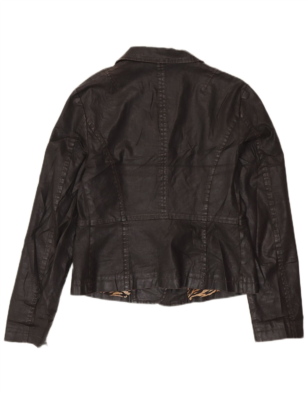 Jachetă pentru femei GUESS BY MARCIANO Crop cu 3 nasturi IT 46 Large Black