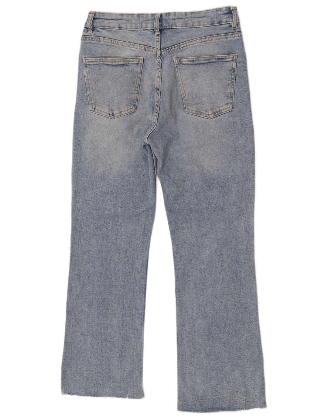 Blugi Zara Femei Crop Bootcut EU 38 Mici L28 L25 Albastru