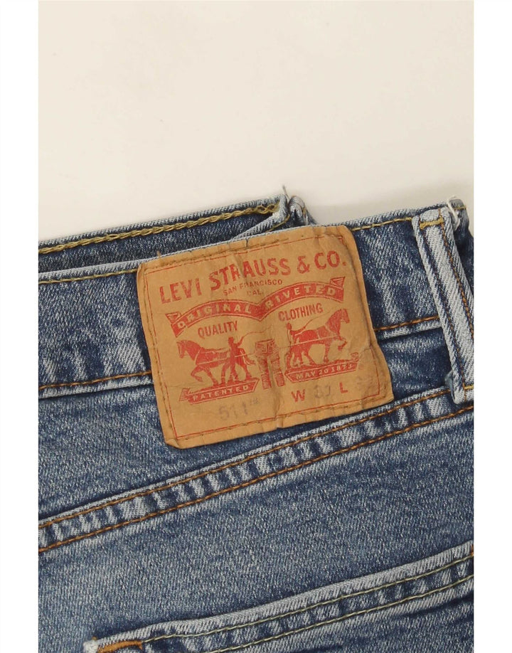 Blugi pentru bărbați Levi's 511 Slim W31 L32 Bumbac albastru