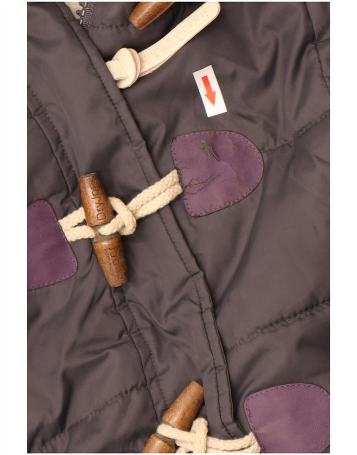 Palton căptușit Sherpa cu glugă pentru bărbați Superdry UK 10 Poliester gri mic