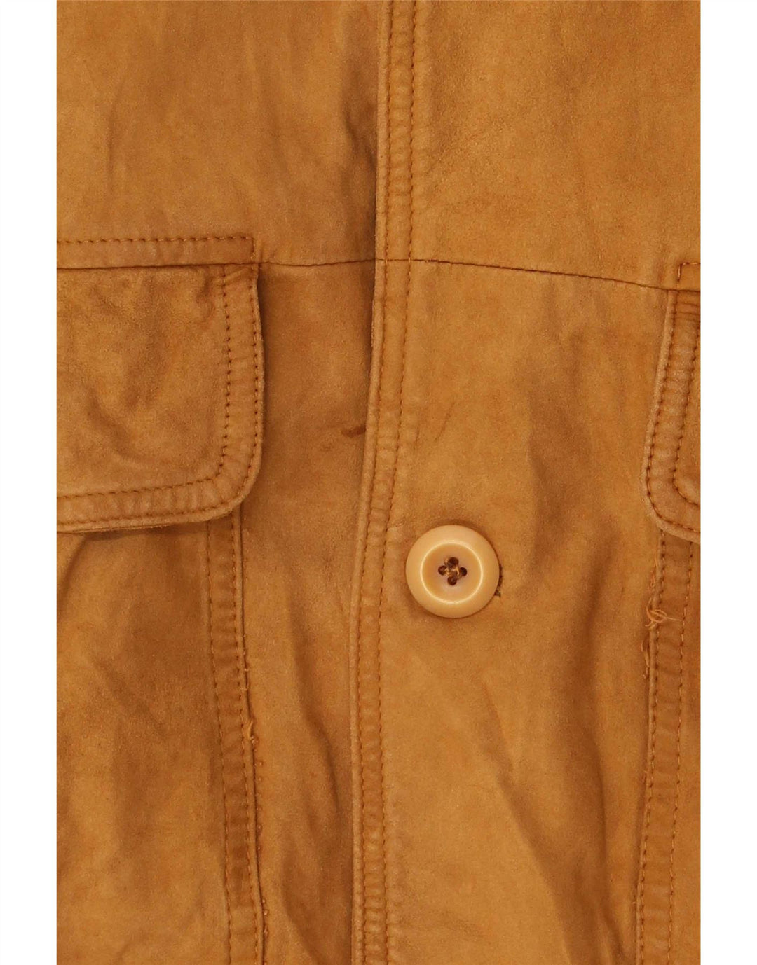 Bomber vintage pentru bărbați din piele intoarsa UK 38 Bej mediu