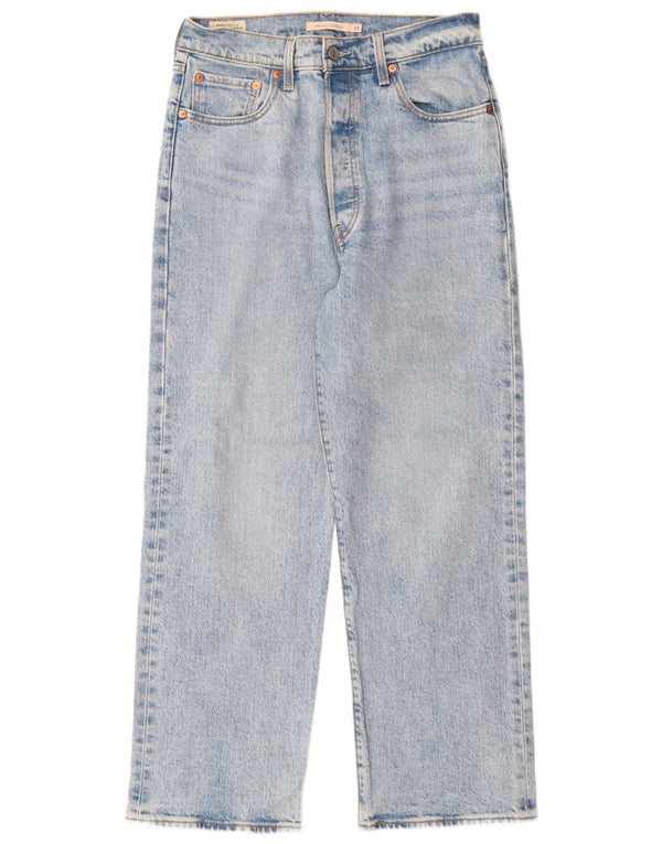 Blugi drepti pentru femei Levi's Ribcage W29 L27 Bumbac albastru