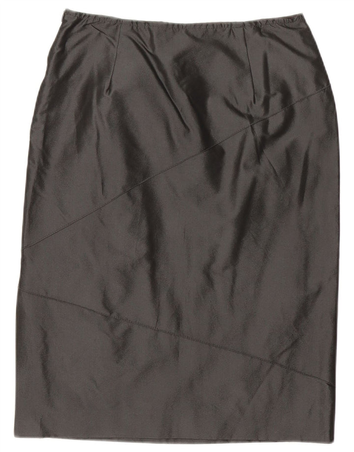 Max & Co. Fusta midi pentru femei UK 10 Small W28 Poliester negru