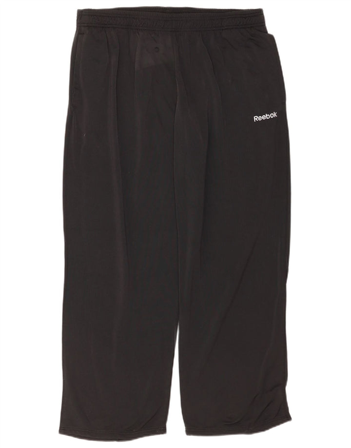 Pantaloni de trening Reebok pentru bărbați, mari, negru, poliester
