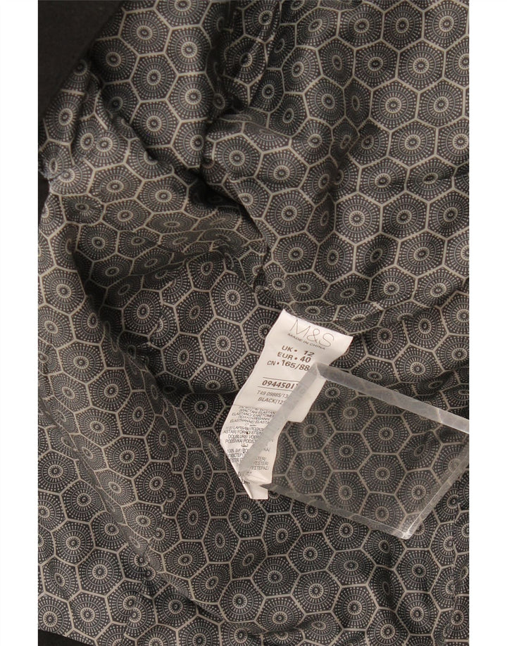 Palton pentru femei Marks & Spencer UK 12 Poliester mediu negru