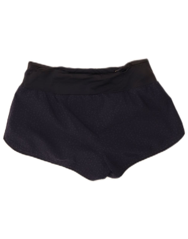 Pantaloni scurți sport Climalite Adidas pentru femei UK 4/6 XS bleumarin pete