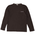 CALVIN KLEIN Top pentru bărbați cu mânecă lungă, mare, negru, bumbac