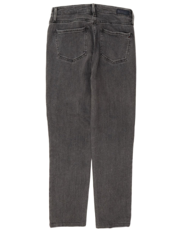 Blugi cropped pentru femei Tommy Hilfiger W27 L25 bumbac gri
