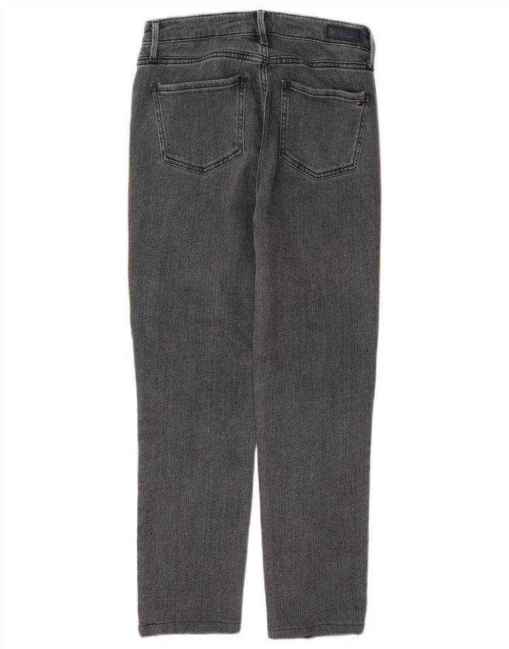 Blugi cropped pentru femei Tommy Hilfiger W27 L25 bumbac gri