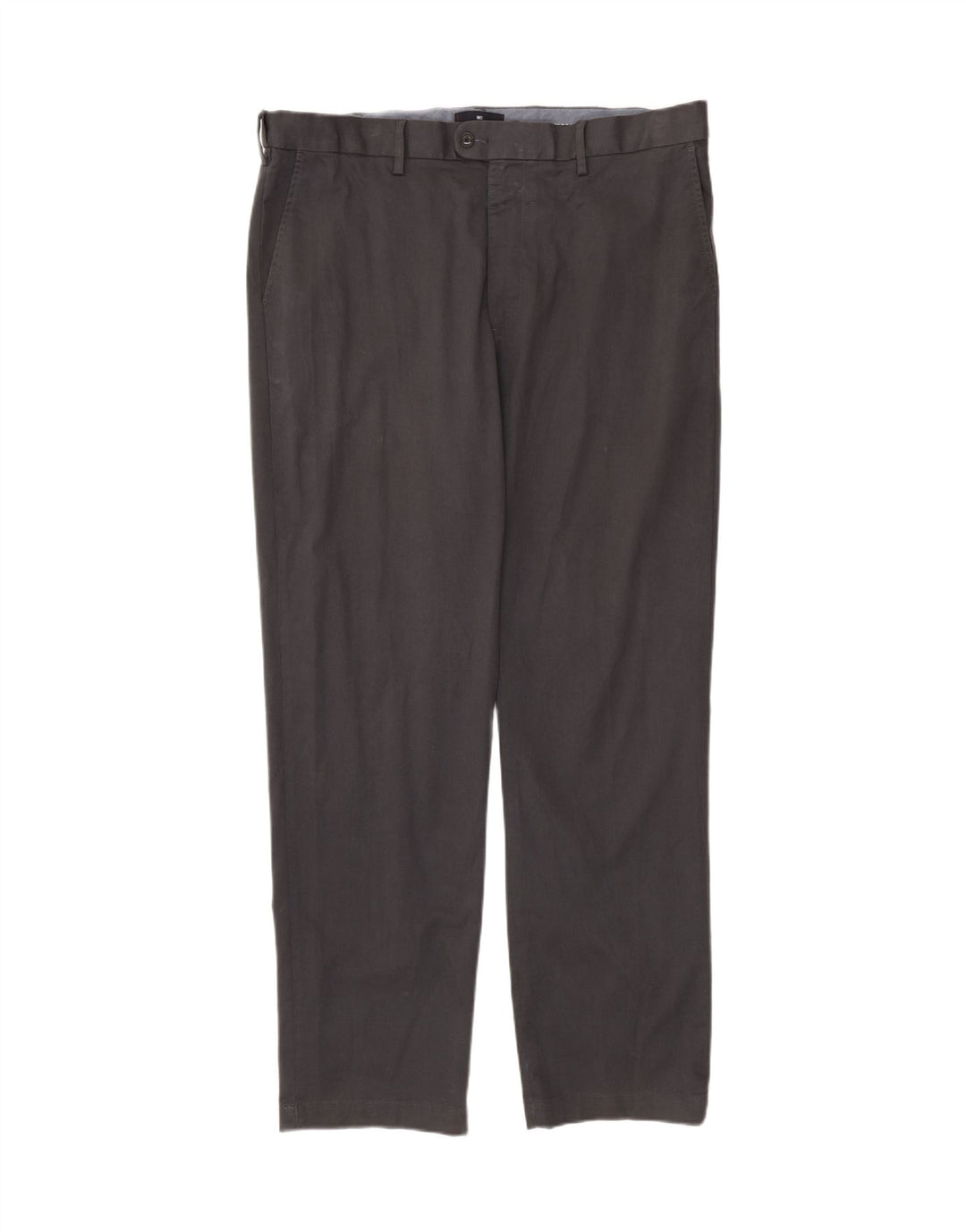 Pantaloni chino drepți pentru bărbați Marks & Spencer L40 L33 bumbac gri