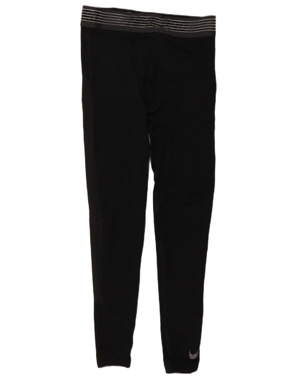 Nike Mens Dri Fit Graphic Leggings Medium Black Polyester