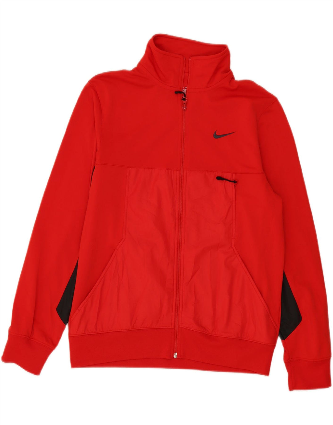 Jachetă de trening pentru bărbați NIKE, roșu mediu, color block