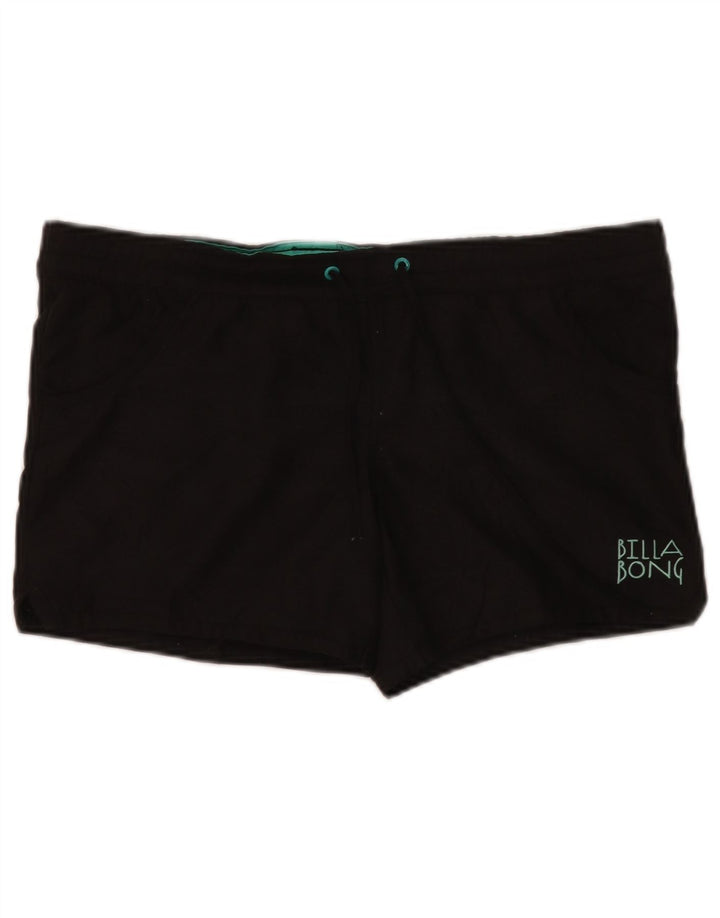 Pantaloni scurți de înot cu grafic pentru femei Billabong US 10 Poliester negru mare