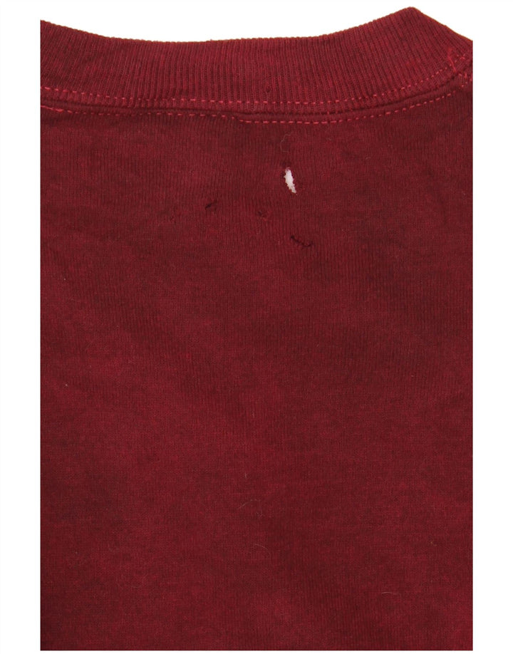 RUSSELL ATHLETIC Hanorac pentru bărbați Pulover Medium Burgundy Tie Dye Bumbac