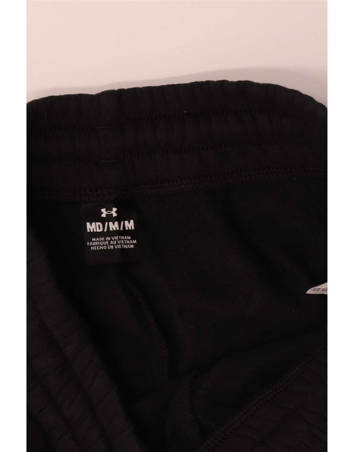 Pantaloni de trening Under Armour Crop pentru bărbați Joggeri, bumbac mediu negru