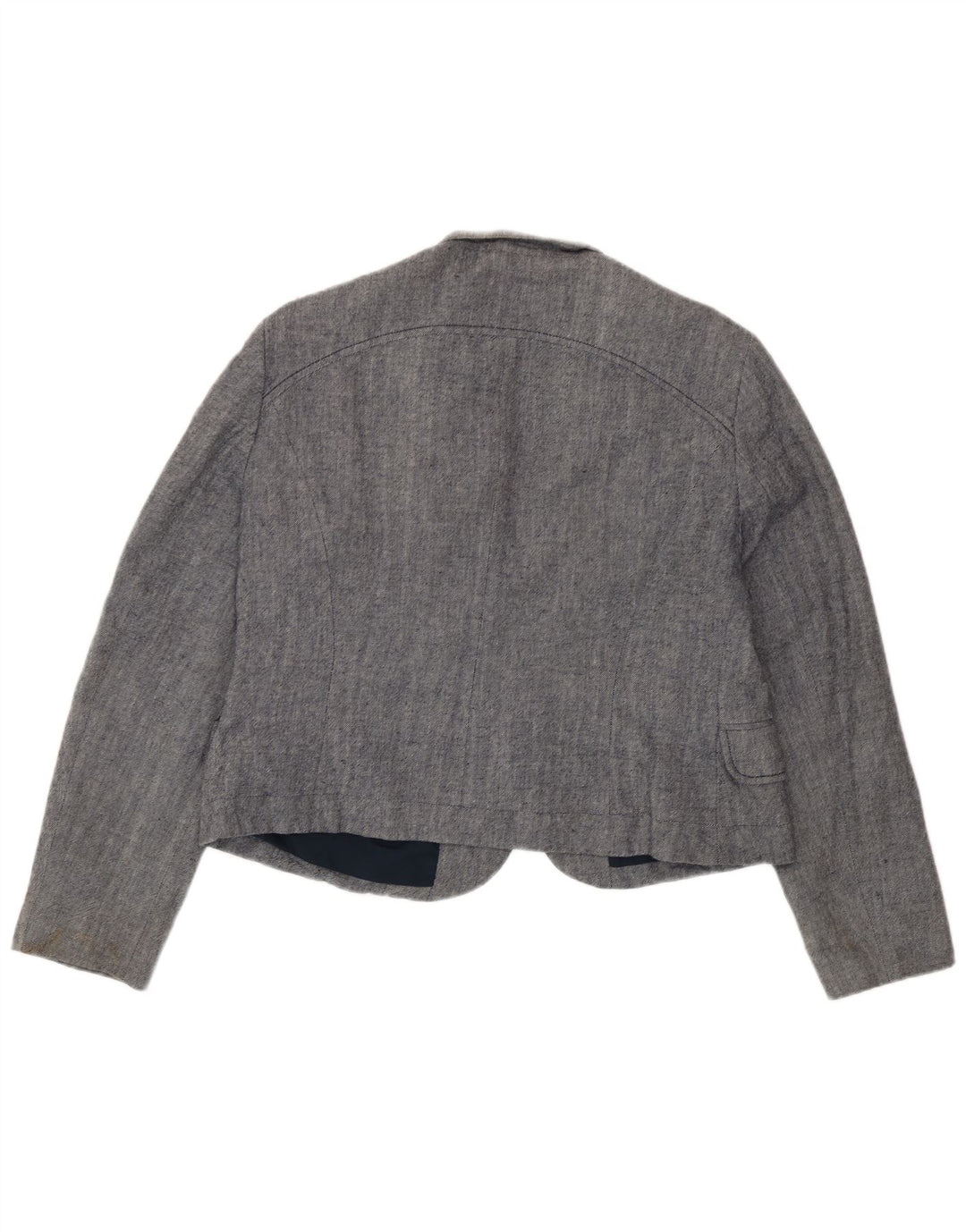 Jachetă Bolero pentru femei Marks & Spencer UK 18 XL Bumbac albastru