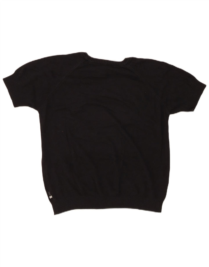 CALVIN KLEIN Pulover pentru damă cu decolteu rotund UK 16 Large Negru